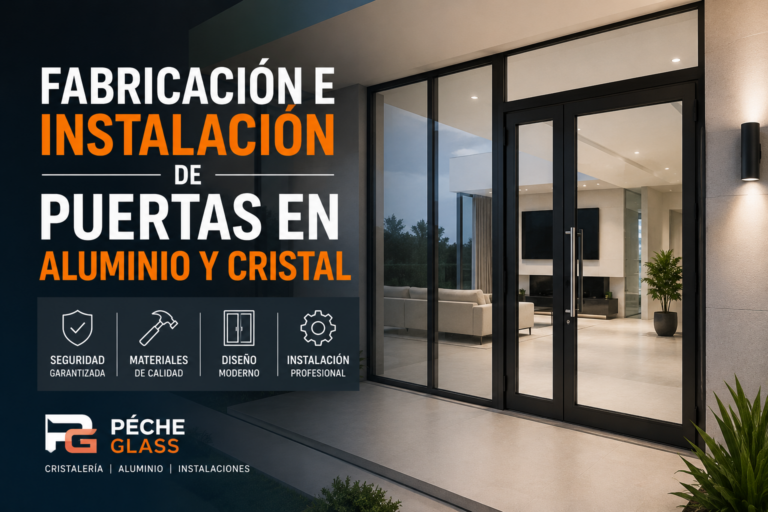 Fabricación e Instalación de Puertas en Aluminio y Cristal Elegancia, Durabilidad y Funcionalidad para Cualquier Espacio